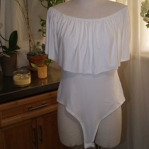 Fashion Nova ivory BodySuit